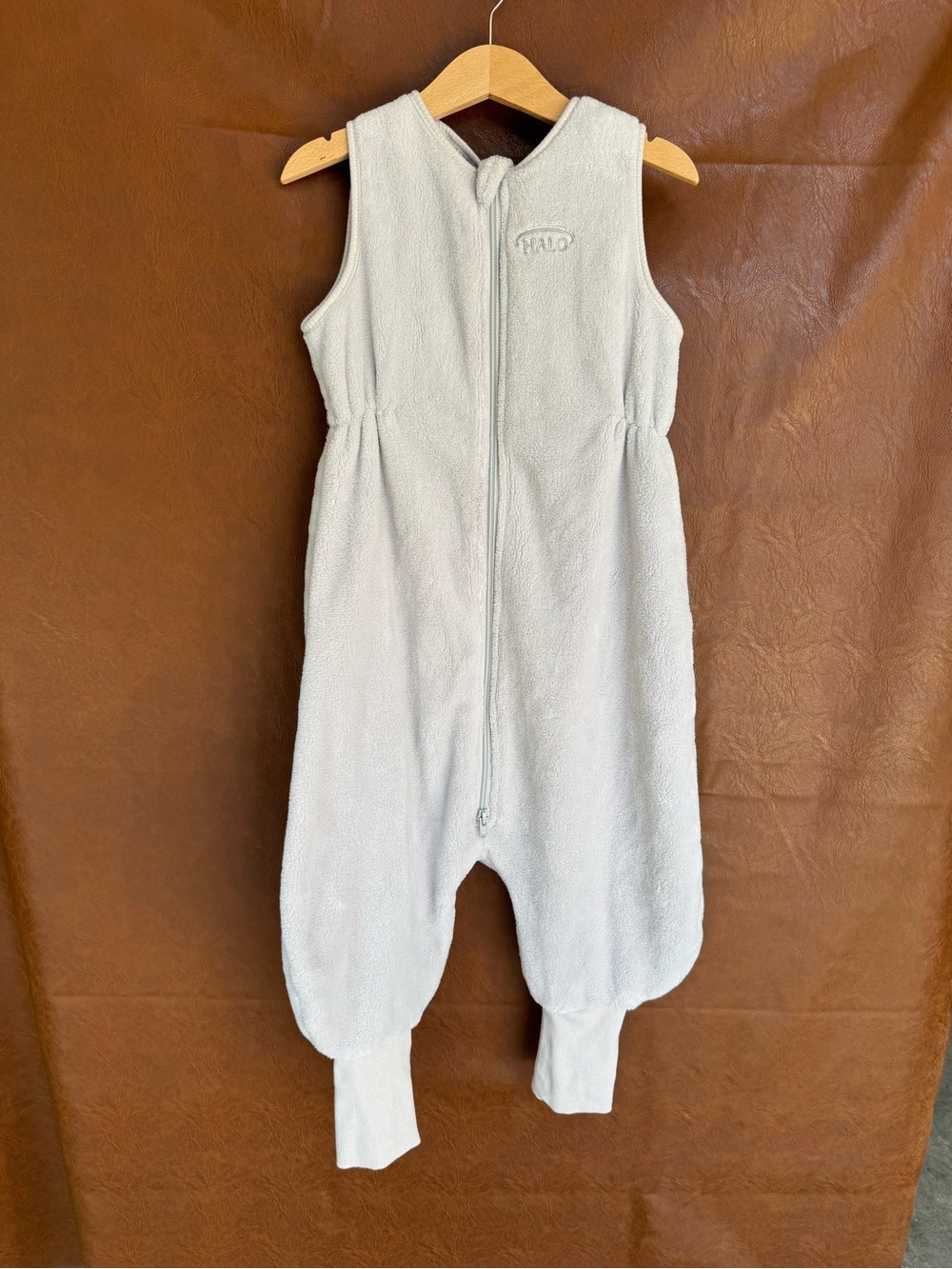 HALO SleepSack Toddler 3T 3-4 Years Gray Fleece Wearable Blanket Early Walker